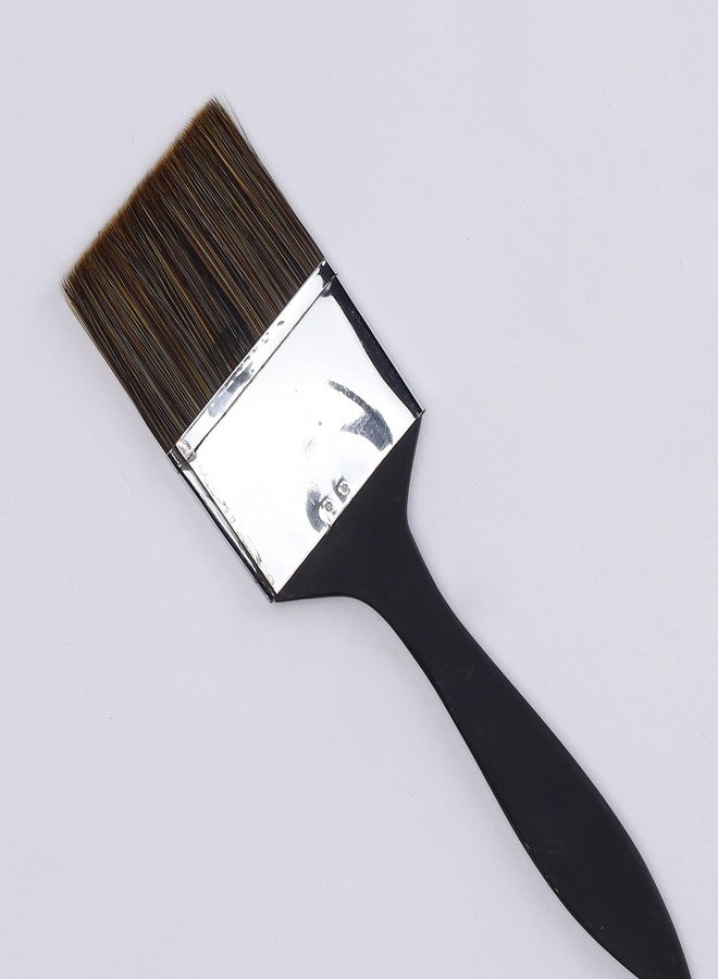 ArtRight 2 Inch Flat Wash Painting Brush - Handmade Professional Artist Brush for Acrylic, Watercolor, Gouache & Mixed-Media Painting (Wood Handle) - Image 2
